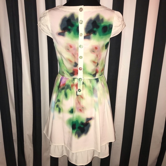 Jessica Simpson Watercolor Dress EUC Size 4 - Picture 2 of 7